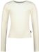Vingino Icon Rib Longsleeve Meisjes T-shirt - Wit - Maat 92