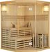 Juskys Binnensauna Espoo 150 Premium - Finse saunacabine - 150x150x200 cm