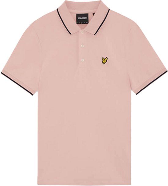 Lyle & Scott Tipped Polo Shirt Roze