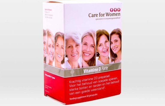 Care for Women Vitamine D Forte Capsules 60st