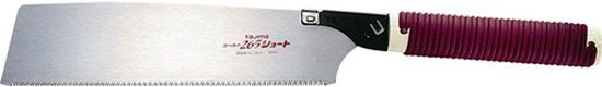 Tajima Japanse zaag Rapid Pull zaagblad lengte 230mm totale lengte 42cm met handgreep rood metaal kunststof rubber
