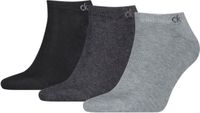 Calvin Klein Sneakersokken Heren 3-Pack Grey Melange