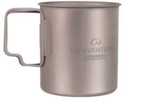 Lifeventure Beker 400 Ml Titanium Matgrijs