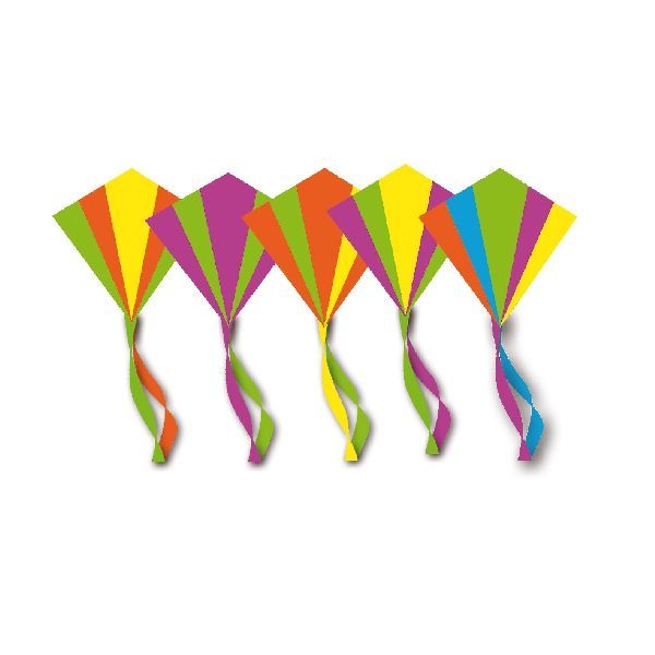 rhombus Junior-stunt 5 Ass. - Vlieger - 65cm - Nylon - 6+ jaar