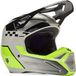 FOX V1 Youth Collect Zwart Grijs Geel Kinder Crosshelm Maat YS