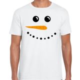 Bonhomme de neige Bonhomme de neige erreur vêtements de Noël t-shirt - blanc - hommes - Chemises de Noël / tenue - dîner de Noël - manches courtes L