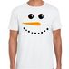 Bonhomme de neige Bonhomme de neige erreur vêtements de Noël t-shirt - blanc - hommes - Chemises de Noël / tenue - dîner de Noël - manches courtes L