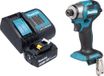 Makita DTD 173 SG1 accu slagmoersleutel 18 V 180 Nm 1/4" borstelloos + 1x oplaadbare accu 6.0 Ah + lader