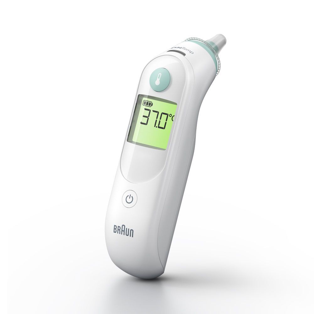 Braun ThermoScan 6 Contactthermometer - Wit - Oor - Knoppen