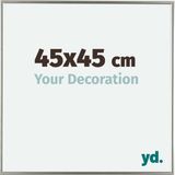 yd. - Cadre photo 45x45 cm - Plastique - Champagne - Evry