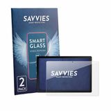 Savvies 2 Stuks Screenprotector - geschikt voor Mutsay MTSKB10L-BJ 10" - beschermfolie glas transparant