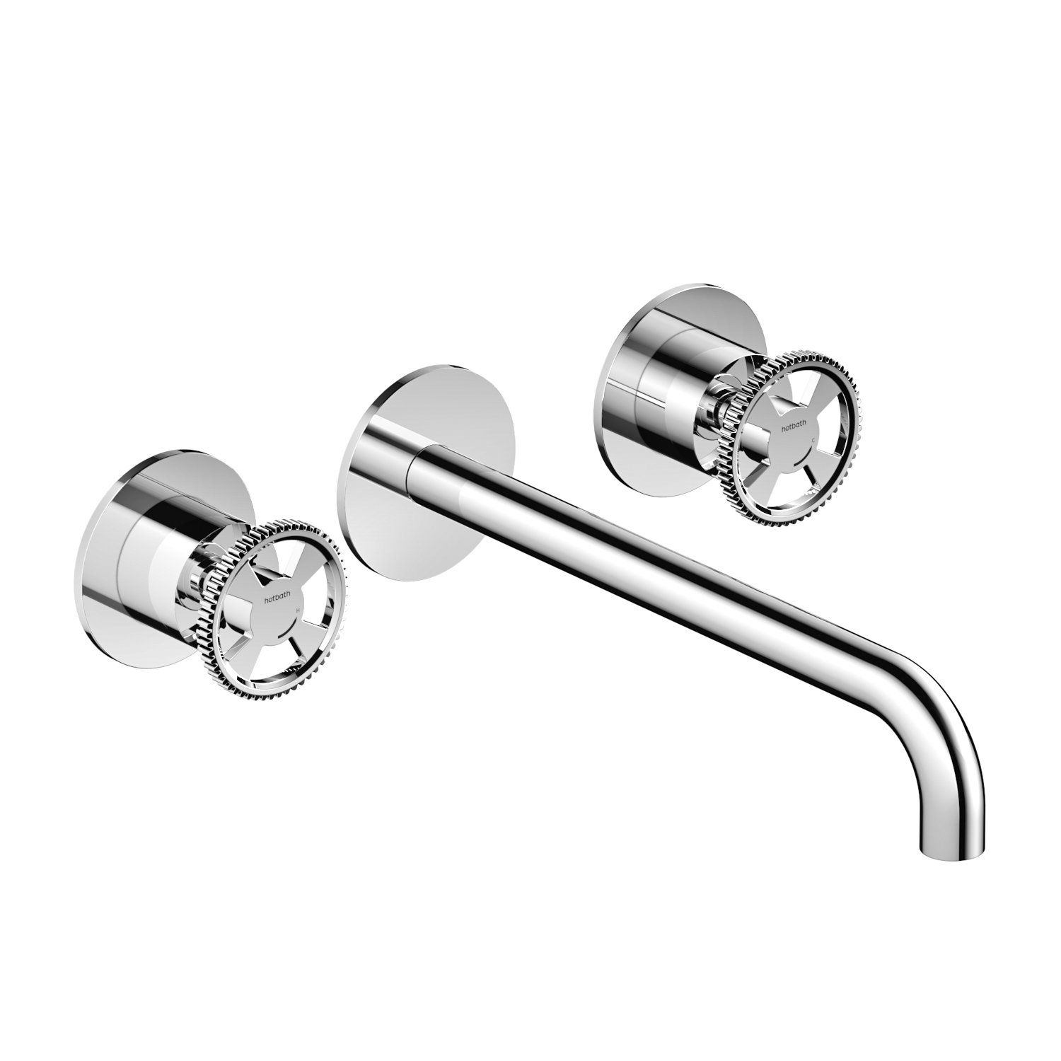 hotbath Cobber @work CW005T-25 inbouw wastafelmengkraan 25 cm chroom