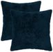 vidaXL Kussensloop 2 st HEERLEN Marineblauw 50 x 50 cm