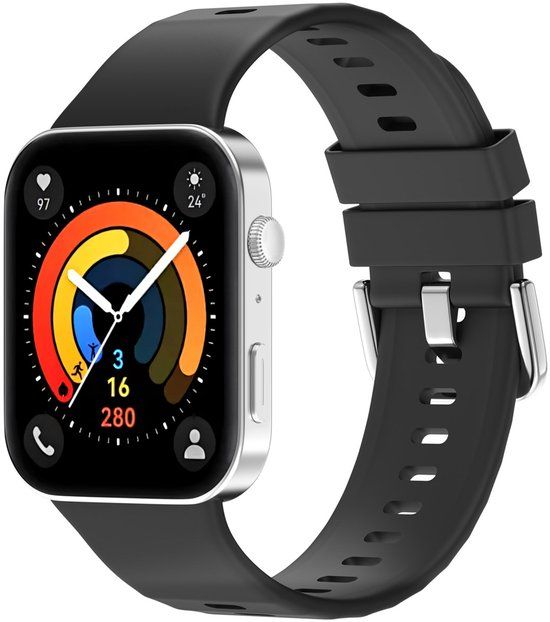 imoshion Siliconen bandje voor de Huawei Watch Fit 3 - Zwart