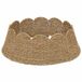 vidaXL Kerstboomkraag Rond Naturel Ø 90 x 28 cm Zeegras