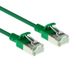 ACT Groene 0,25 meter LSZH U/FTP CAT6A datacenter slimline patchkabel snagless met RJ45 connectoren