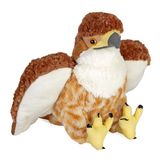 Wild Republic Cuddlekins Rode staartvalk, knuffeldier, babycadeau voor meisjes en jongens, pluche knuffeldier voor baby's, speelgoed van gerecycled materiaal, 30 cm