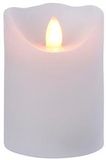 Enzo LED flakkerkaars 7x9cm wit