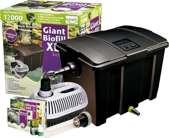 Velda Vijverpomp Vijverfilter Giant Biofill XL set 12000