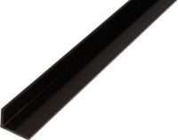 Alberts 498702 hoekprofiel | kunststof, zwart | 1000 x 40 x 10 mm | set van 10