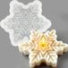 Unyqoos® Noël moule en silicone pour bougies flocons de neige et artisanat