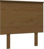 vidaXL Hoofdbord - Massief Grenenhout - Honingbruin - 79x6x82,5 cm