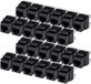 StarTech Cat6 Keystone Jack, 24 Stuks, Zwart