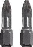 KWB Schroefbit PZ 1 - Pozidriv - Torsion - 25 mm - 1/4" Schacht - 2 Stuks