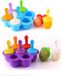 Unyqoos® Moules à glaçons en silicone, 2 pièces, bleu/violet
