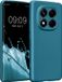 kwmobile metallic telefoonhoesje van TPU - geschikt voor Xiaomi Redmi Note 14 Pro 4G - Flexible case voor smartphone - In Metallic carabisch blauw