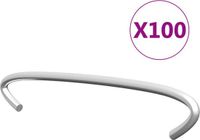 vidaXL Gabionhaken - 100 stuks - 10 cm - Gegalvaniseerd staal