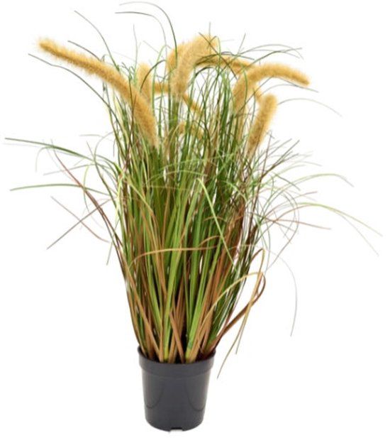 Oosterik Home Pluimgras geel H 53 cm kunstplant