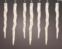 Lumineo kerstverlichting LED Icicle Twinkle 490 lampjes 3,6m, wit & kleur