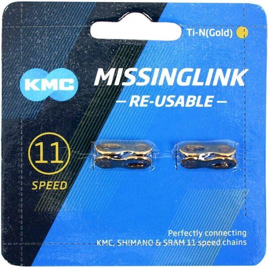 KMC X11 Gold KRT Missing Link (2 stuks)