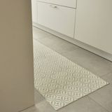 JYG Vloerkleed Belfast - Keukenloper - Keukenmat - Vinyl - Vintage - 60x160cm - Groen - Ecru