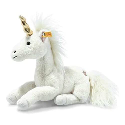 Steiff Unica Schlenker eenhoorn, 27 cm, wit