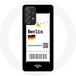 Maniacase Etui voor Samsung Galaxy A52 Air ticket Berlijn