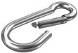 dörner + helmer 4915104 Mousqueton acier inoxydable A2 10 mm x 100 mm 1 pièce