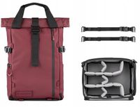 Merkloos WANDRD PRVKE Photo Bundle Rugzak V4 - Rhone Burgundy - 21L