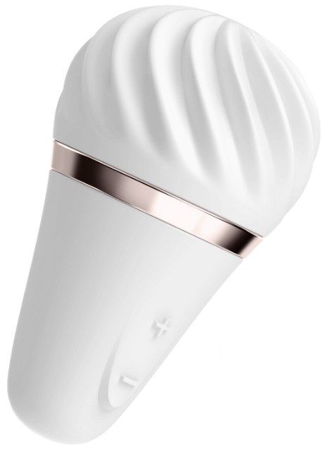 Satisfyer Little Wand Wand Vibrator - White - Clitoral Stimulation - 15 Patterns