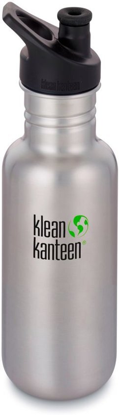 Klean Kanteen CLASSIC DRINKFLES WITH LOOP CAP 18oz / 0.5L. - BR. STAINLESS