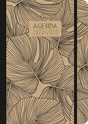 AGENDA NATURAL'KRAFT zwart 12 x 17 cm BOUCHUT