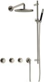 Hotbath Cobber - CB7067 - Inbouw Regendoucheset - Geborsteld Nikkel