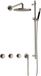 Hotbath Cobber - CB7067 - Inbouw Regendoucheset - Geborsteld Nikkel