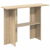 vidaXL Wandtafel Sonoma Eiken 100 x 30 x 75 cm Bewerkt hout