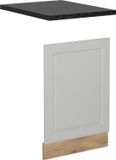 Vicco R-Line Voorpaneel vaatwasser – 45 cm, WB Antraciet Wit Landhuis