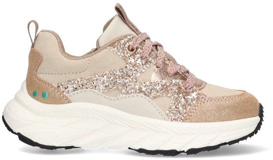 BunniesJR 225843-974 Meisjes Lage Sneakers - Roze - Leer - Veters