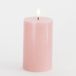 Sirius Sille LED Kaars Stompkaars - Ø 7,5cm x H 12,5cm - Light Pink