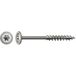 SPAX houtconstructie, discuskop, 8 x 300 mm, 50 stuks, deeldraad, T-STAR plus T40, 4CUT, RVS A2-0257000803005