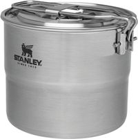 Stanley Adventure Stainless Camping Kookset voor Twee Personen - 6 Delige Kook Set - Shale + Charcoal